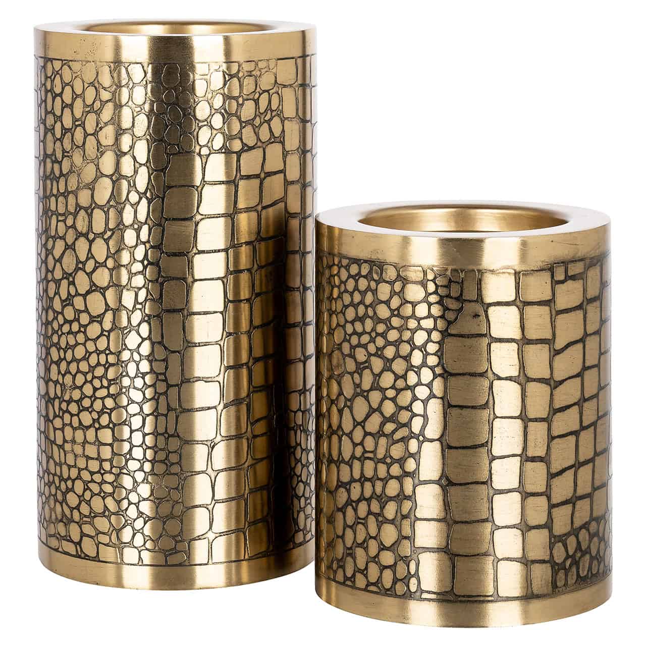 Candle holder Elyn gold large
