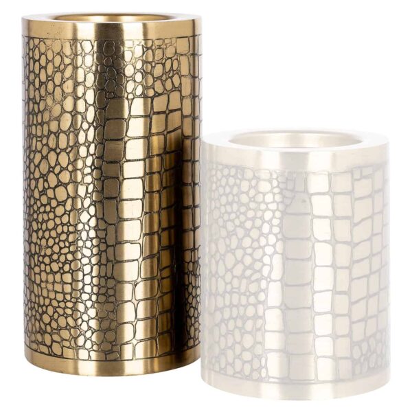 Candle holder Elyn gold large