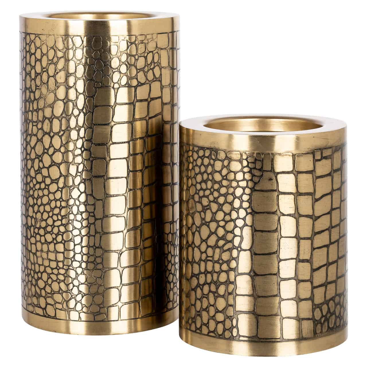 Candle holder Elyn gold small