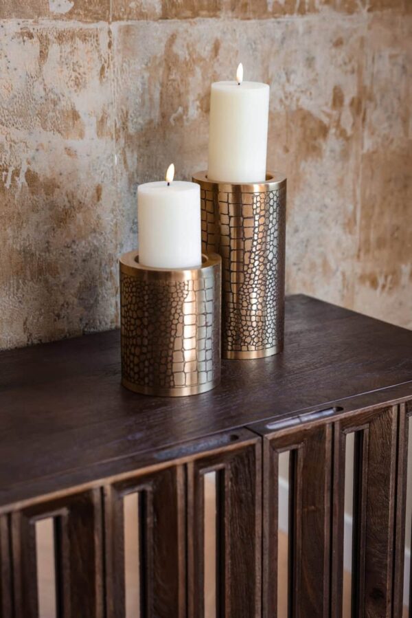 Candle holder Elyn gold small