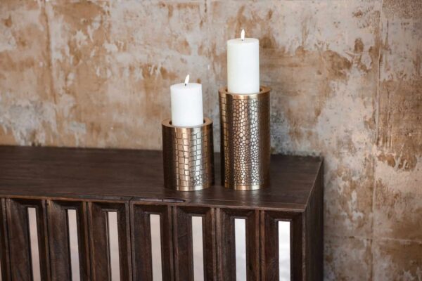 Candle holder Elyn gold small