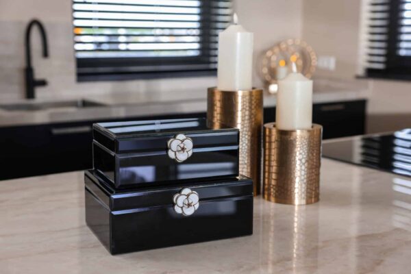 Candle holder Elyn gold small