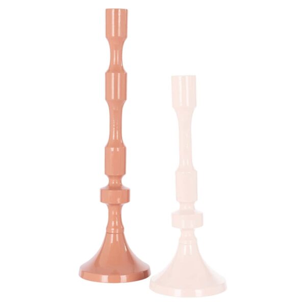 Candle holder Kyra pink large