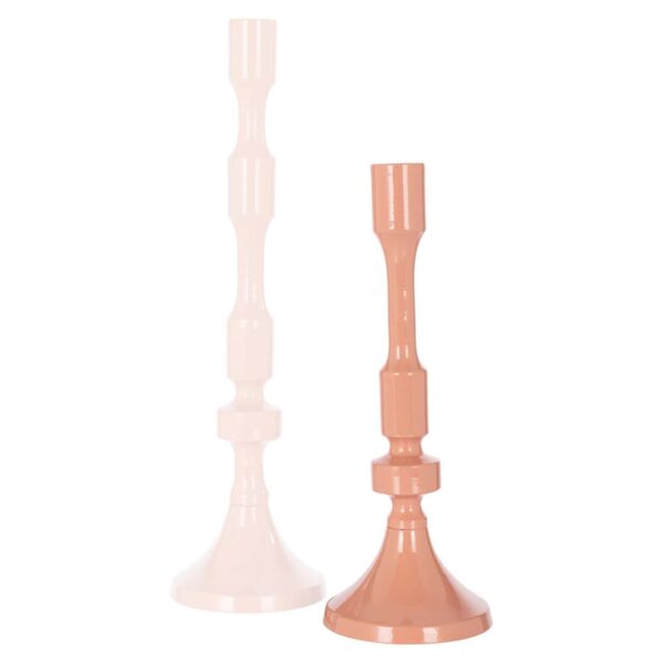 Candle holder Kyra pink small