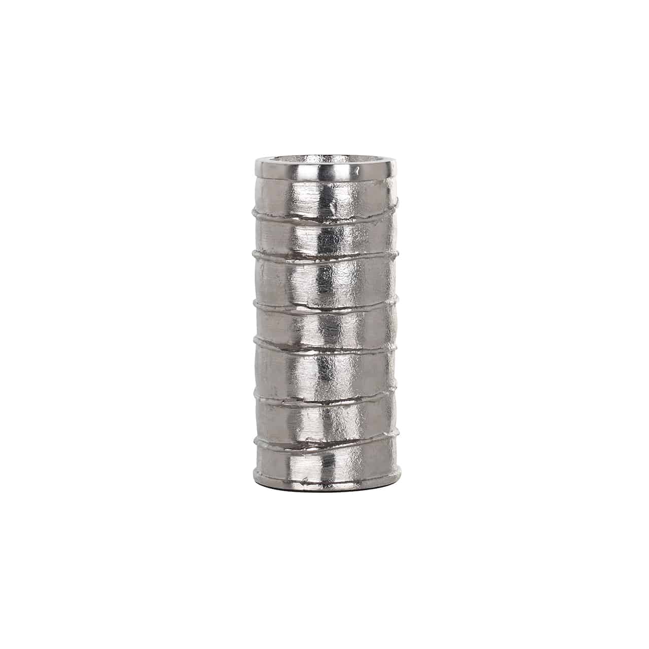 Candle holder Linde silver small