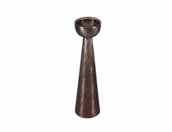 Candle holder Saphira smoke small