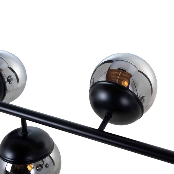Chandelier Bente black smoked