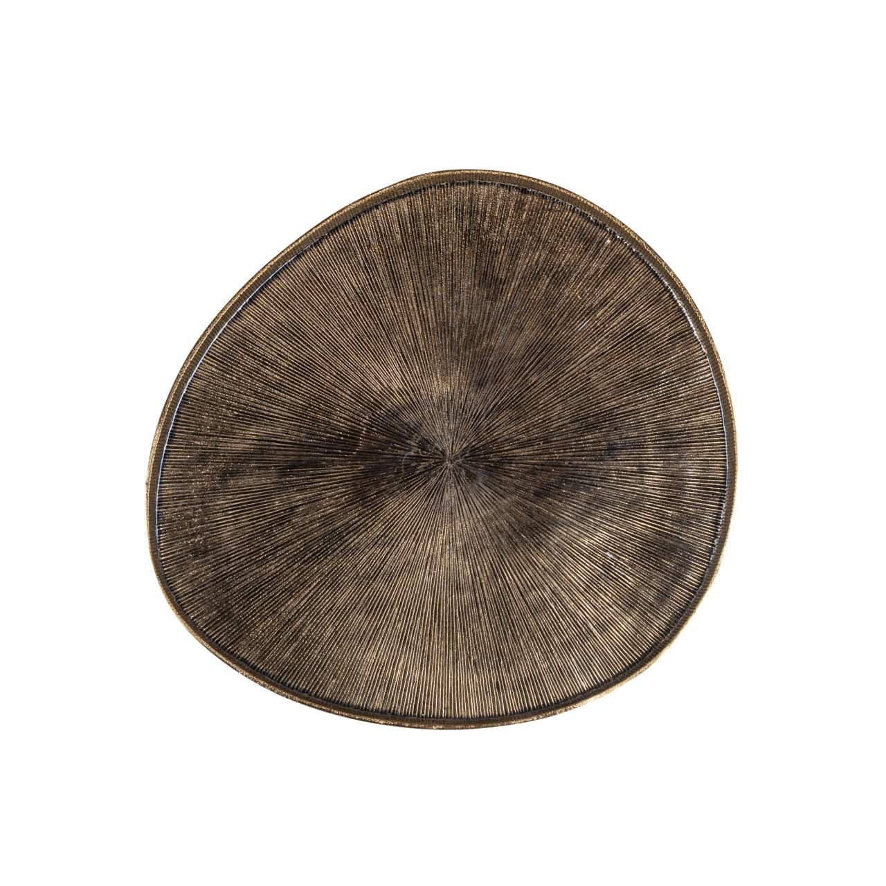 Coffee table Louve brushed gold (Set of 2)