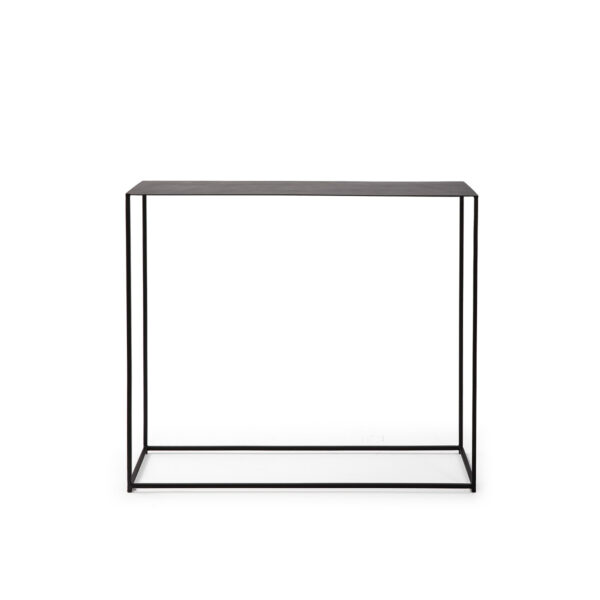 Consola 100x33x90 Metal Negro