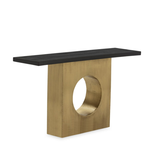 5 Madera de Mango/Chapado Latón -- Negro/Latón