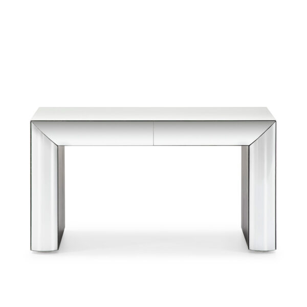 Consola 140x45x80 Espejo/DM Negro