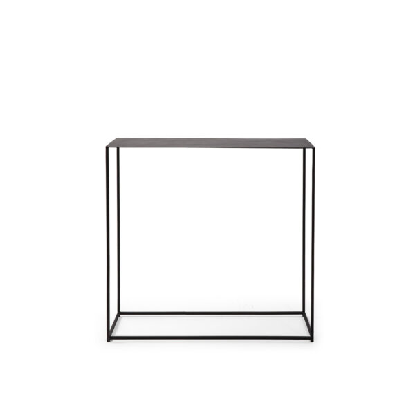 Consola 76x28x80 Metal Negro