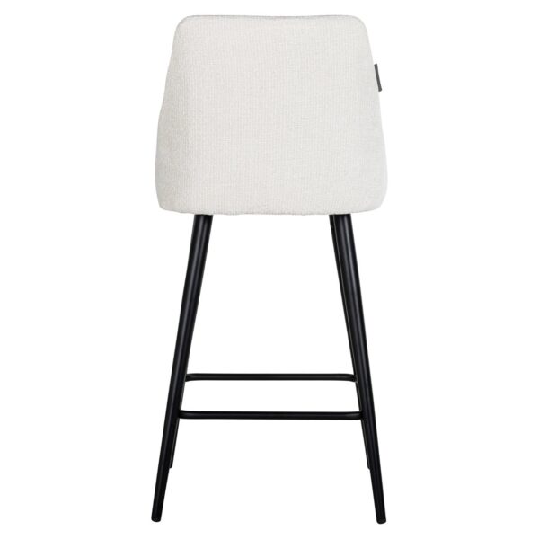 Counter stool Brooke white unicorn (Set of 2)