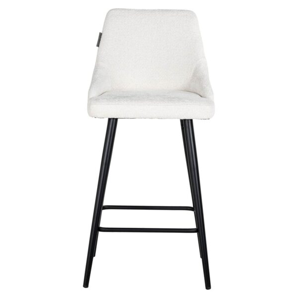 Counter stool Brooke white unicorn (Set of 2)