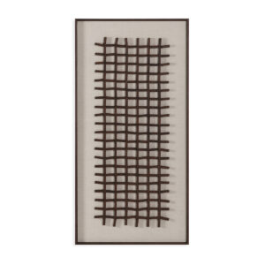 Cuadro 60x4x120 Cristal/Madera -- Marrón