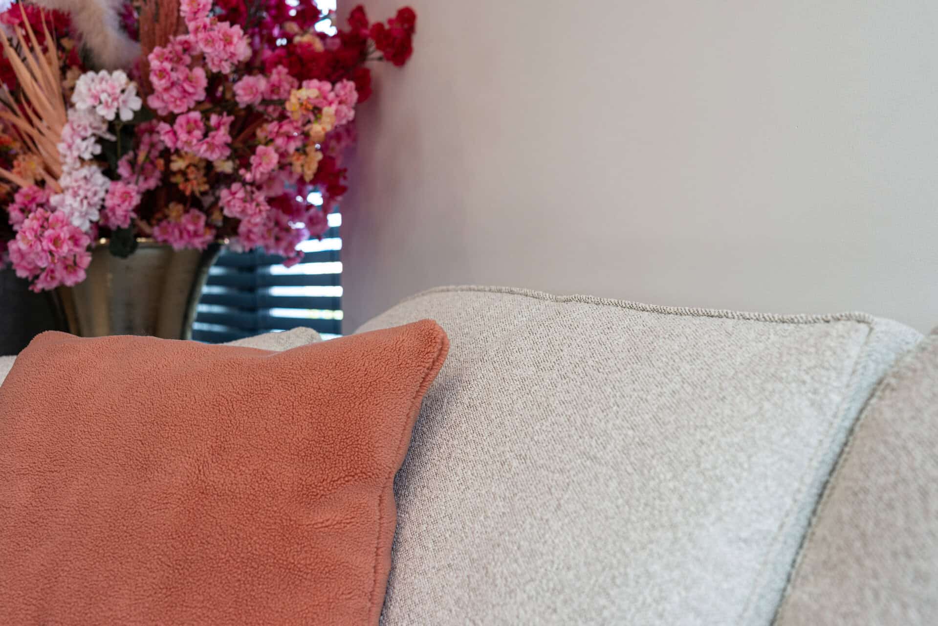 Cushion Teddy pink 50x50