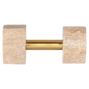 Decorative object Dumble beige