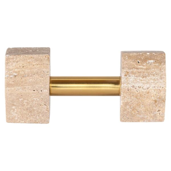 Decorative object Dumble beige
