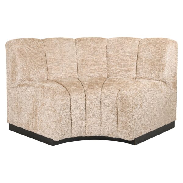 Dining bench Hillpark customized round corner