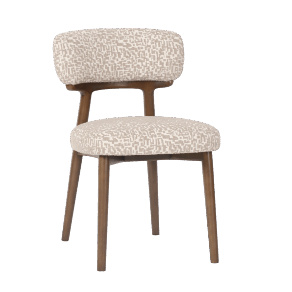 Dining chair Basker natural geo (Set of 2)