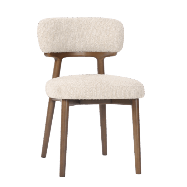 Dining chair Basker natural linear (Set of 2)