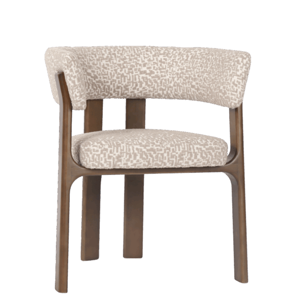 Dining chair Contigo natural geo