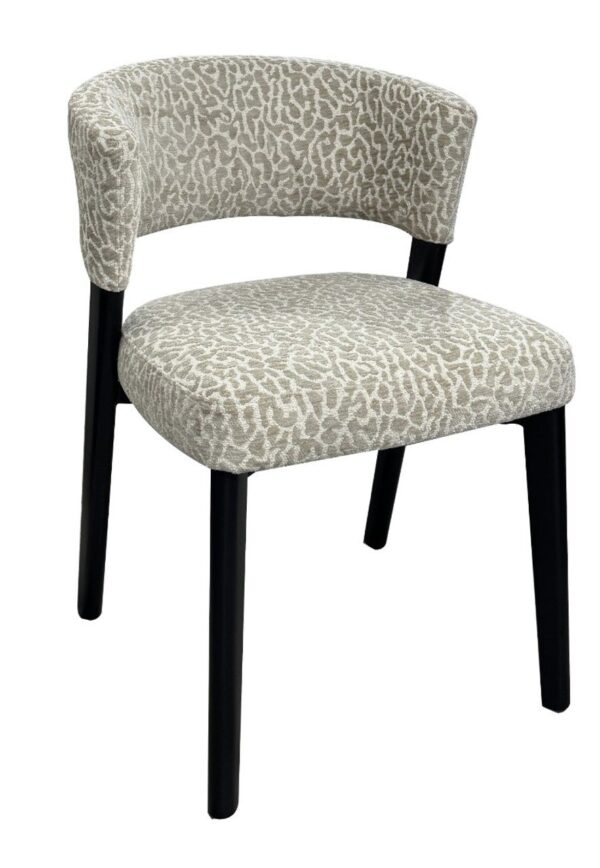 Dining chair Zeno beige leopard