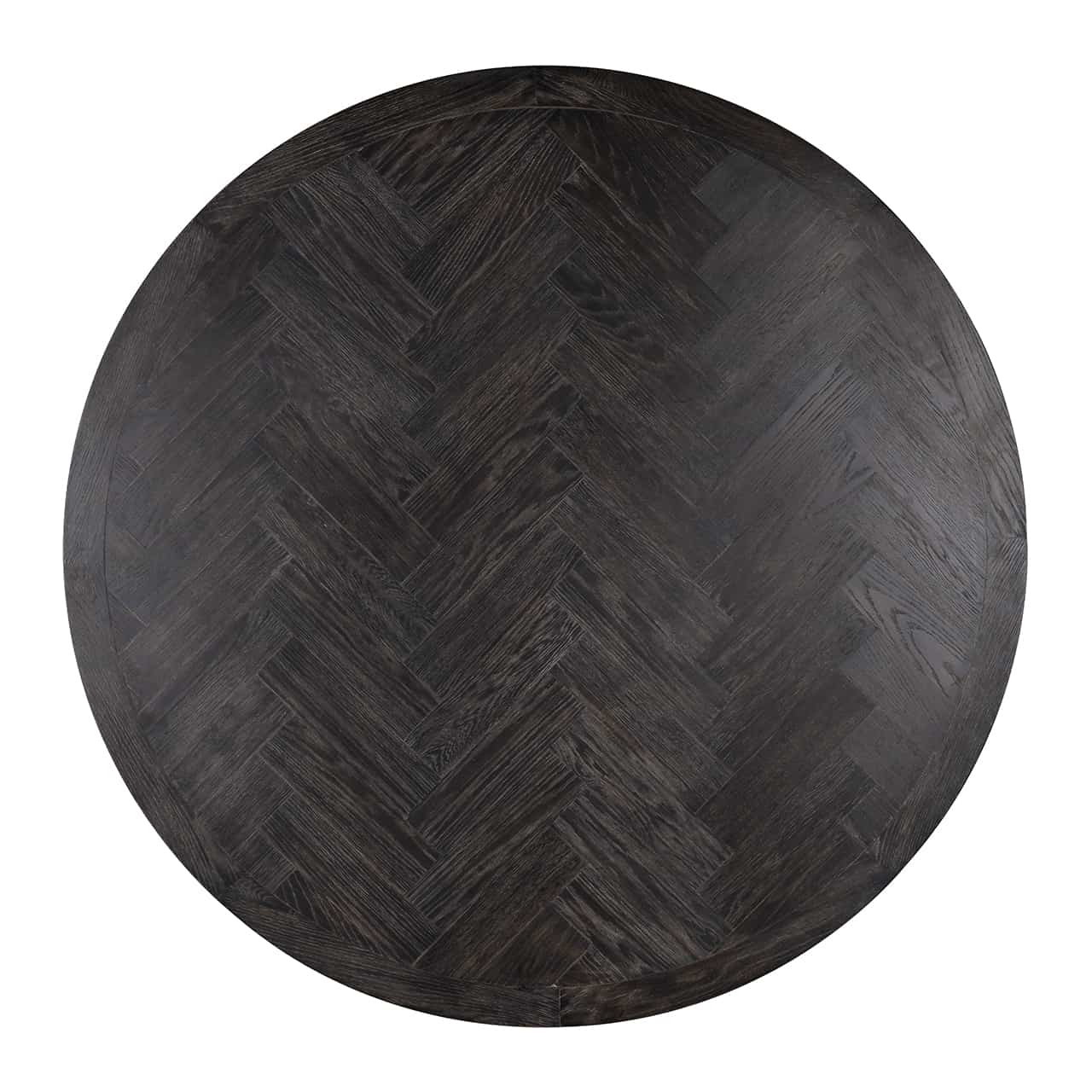 Dining table Blackbone Gold black rustic 140Ø