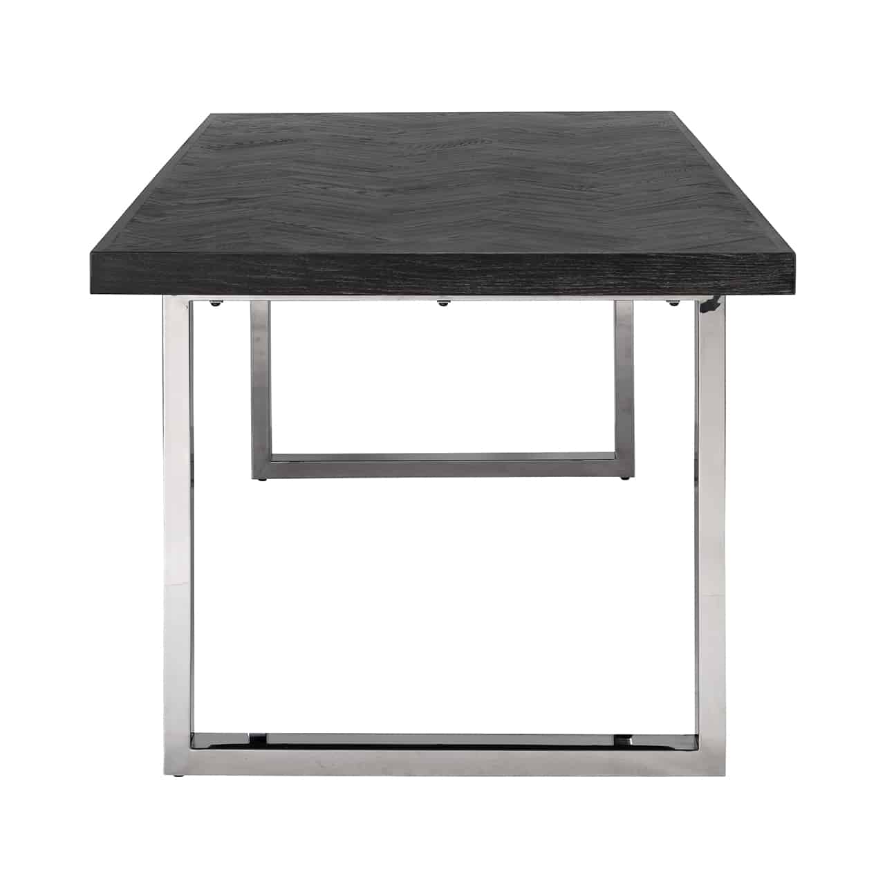 Dining table Blackbone Silver black rustic 220