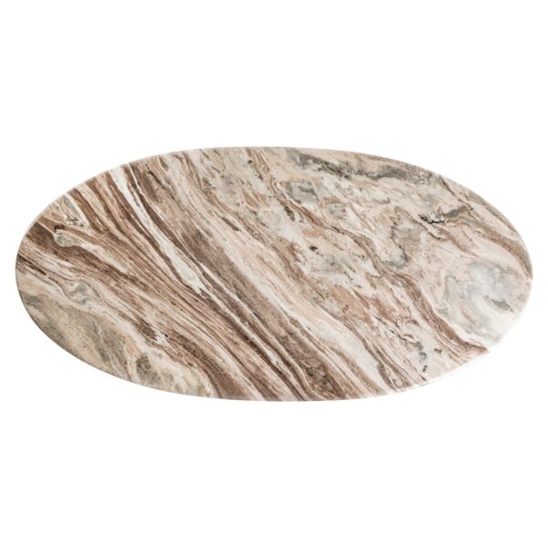 Dining table Rasford dark brown oval 200