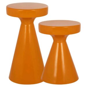End table Kimble orange large 30Ø