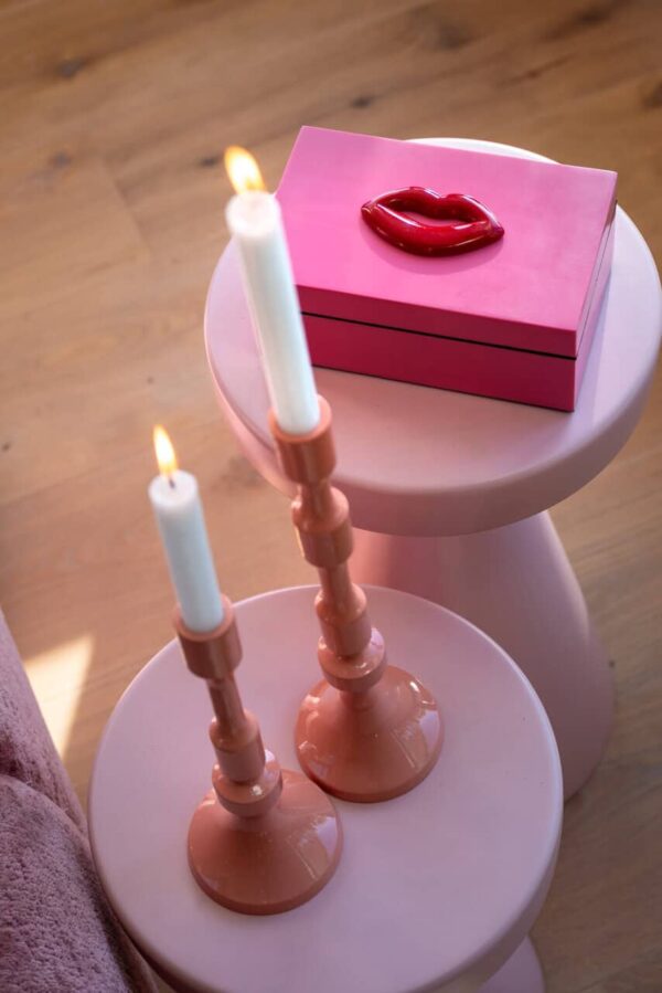 End table Kimble pink small 30Ø