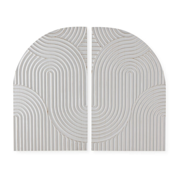 Escultura 60x3x100 / 60x3x100 Madera -- Blanco