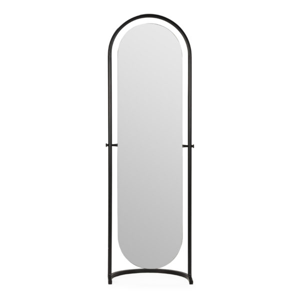 Espejo 63x17x180 Espejo/Metal -- Negro