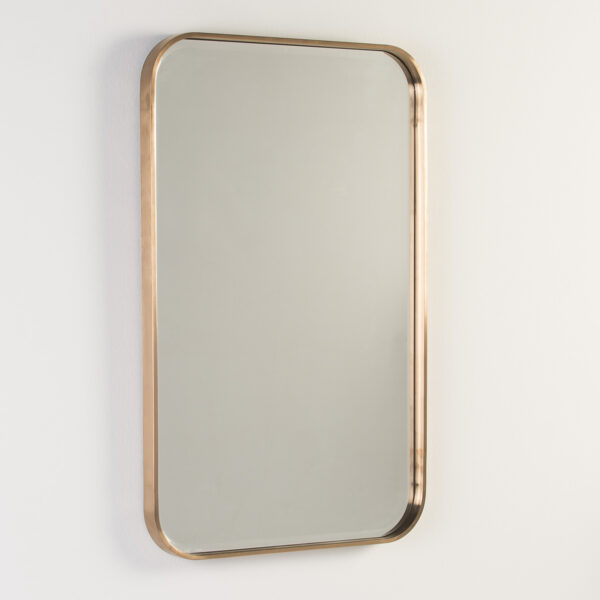 Espejo 65x4x100 Cristal/Metal Color Bronce