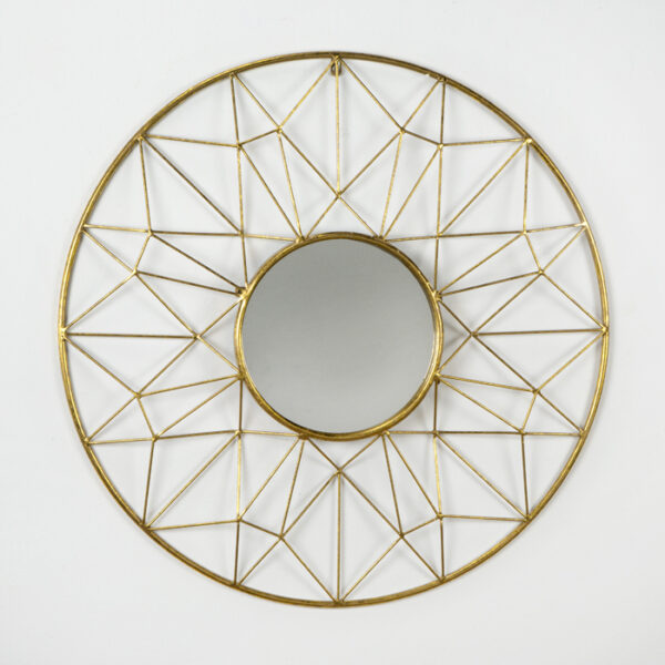 Espejo 84x4x80 Metal Dorado