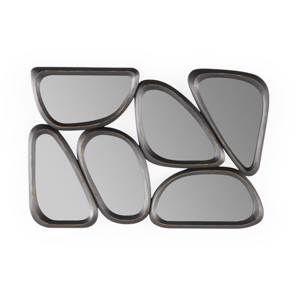 Espejo 89x2x61 Metal/espejo -- Gris