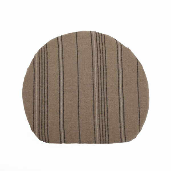 Galleta Tela Lino Crema/Negro/Blanco