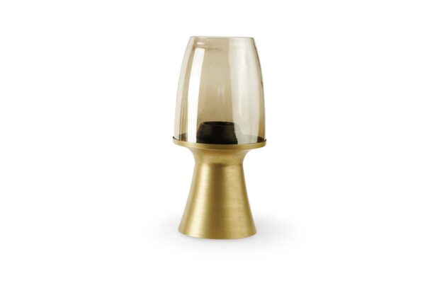 Hurricane light Danea brushed gold large