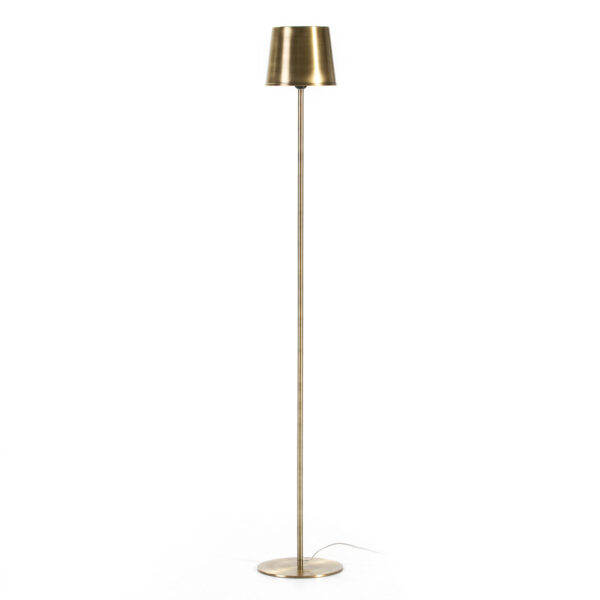 Lampara de Pie 24x24x170 Metal Dorado