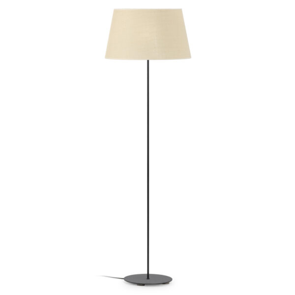 Lámpara de Pié sin pantalla 25x25x123 Metal -- Negro