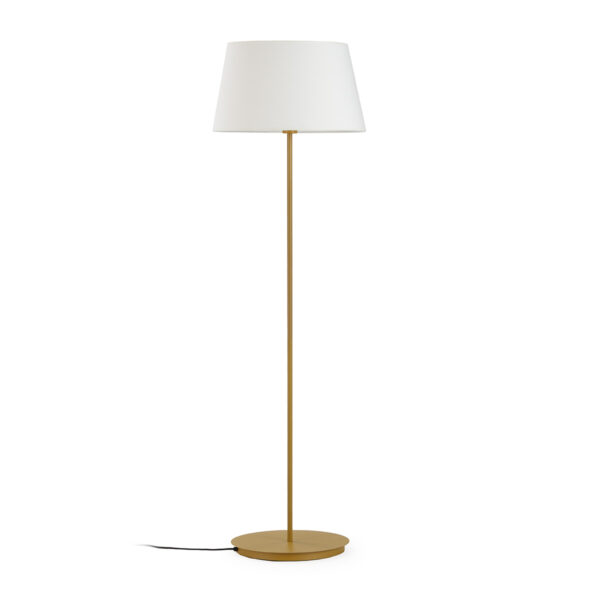 Lámpara de Pié sin pantalla 35x35x130 Metal -- Mostaza