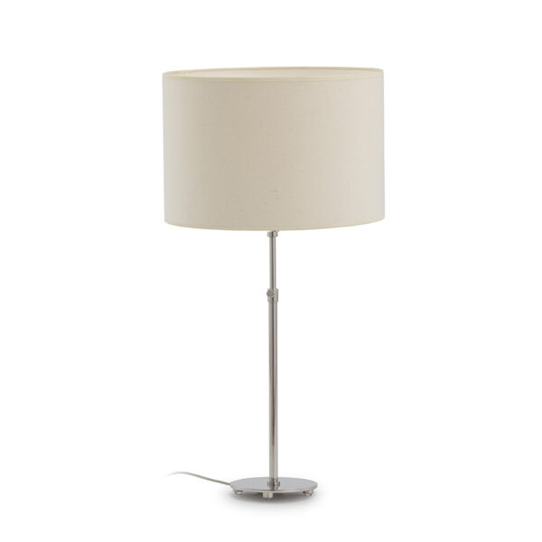 Lámpara de Sobremesa extensible sin pantalla 13x13x38/47 Metal Nickel