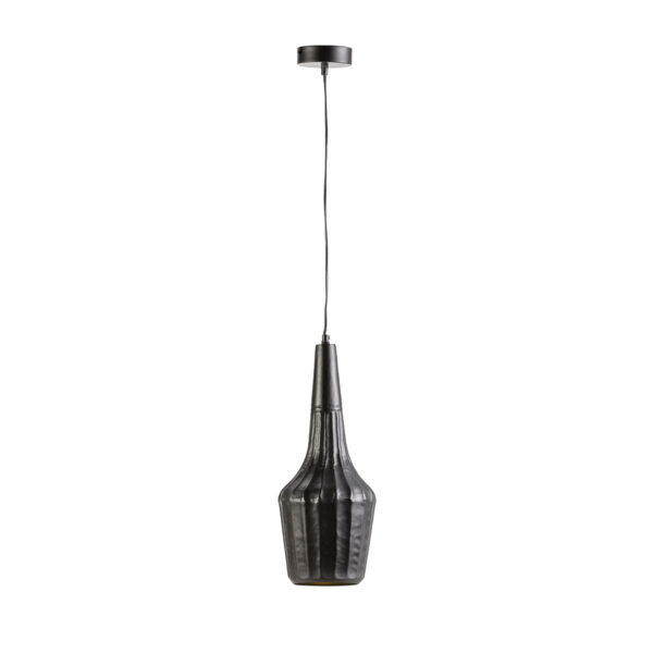 Lámpara de Techo 20x20x48 Metal Negro