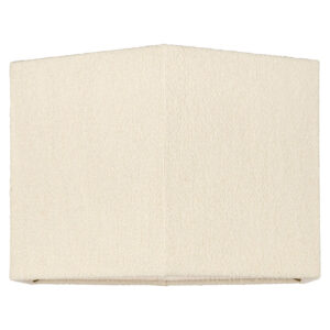 Lampshade Soho white hexagonal medium