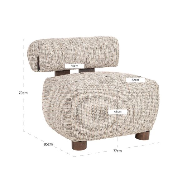Lounge chair Arabella customized