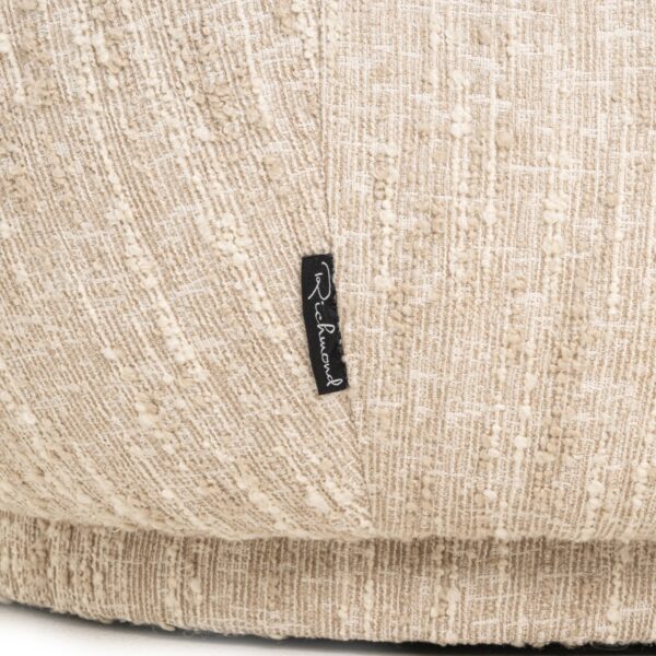 Lounge chair Arlanda beige angora swivel