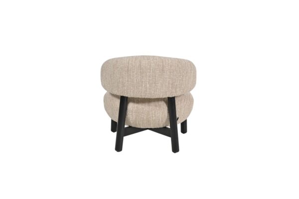 Lounge chair Ornella beige angora