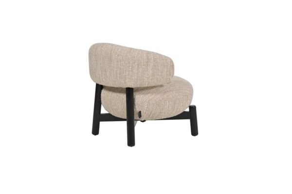 Lounge chair Ornella beige angora