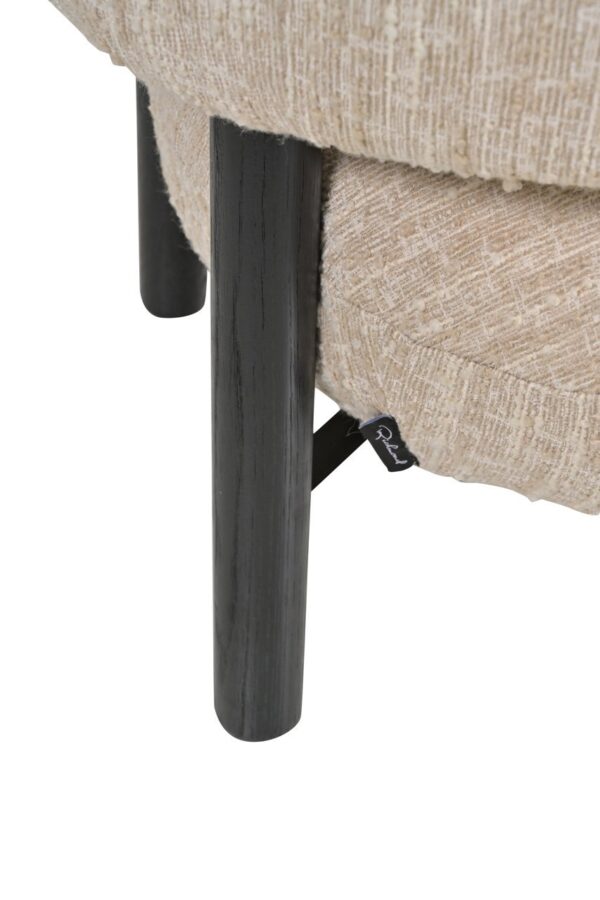 Lounge chair Ornella beige angora